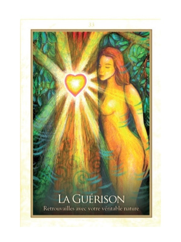 Carte oracle de la guérison de l'oracle de Gaïa de Toni Carmine Salerno.