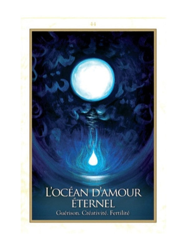 Carte oracle de l'océan d'amour éternel de l'oracle de Gaïa de Toni Carmine Salerno.