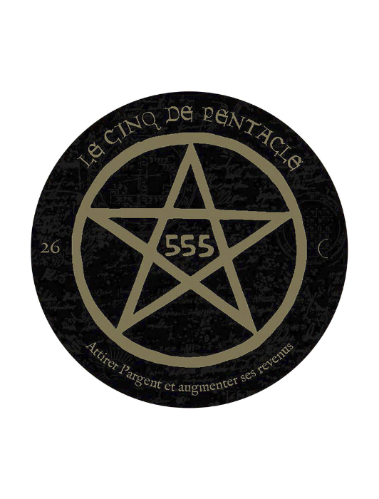 Carte oracle "555" - attirer l'argent et augmenter ses revenus - de l'oracle des symboles magiques.