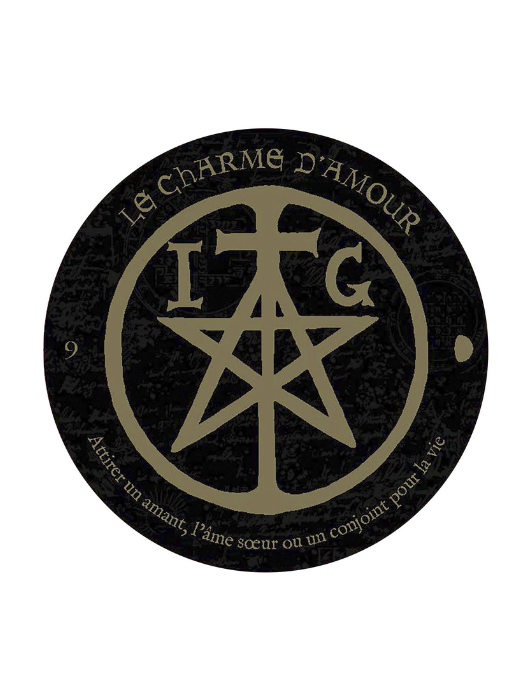 Carte oracle "Le charme d'amour" - Attirer un amant, l'âme soeur ou un conjoint pour la vie - de l'oracle des symboles magiques.