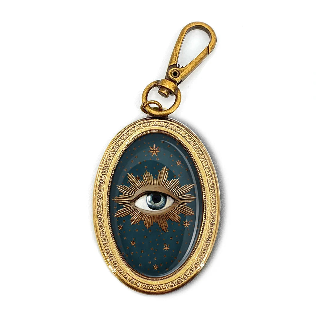 Porte-clés "Oeil sacré" par la créatrice VOGLIO BENE.