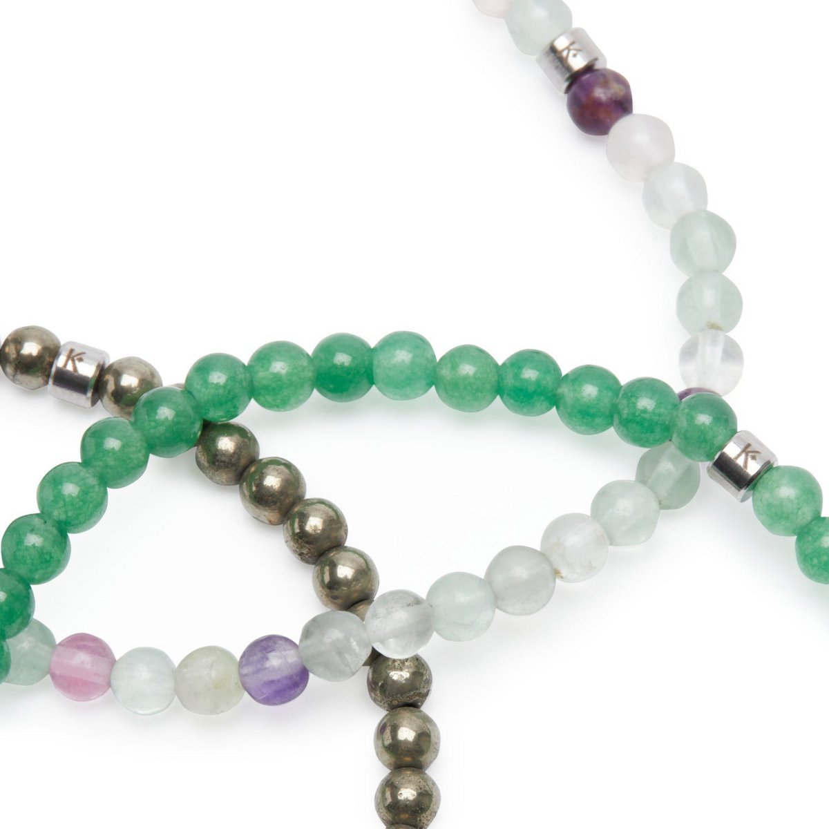 Set de 3 mini bracelets "Abondance" de la marque Karma Yoga Shop. 