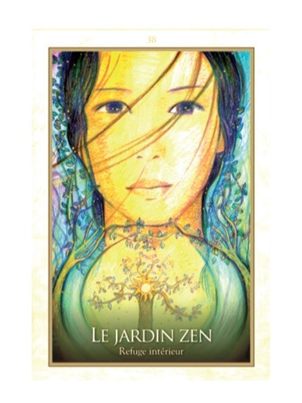 Carte oracle du Jardin Zen de l'oracle de Gaïa de Toni Carmine Salerno. 