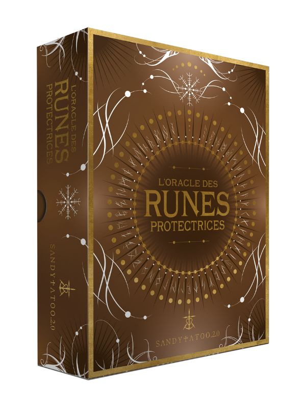 Coffret de l'oracle des runes protectrices par Sandytatoo.