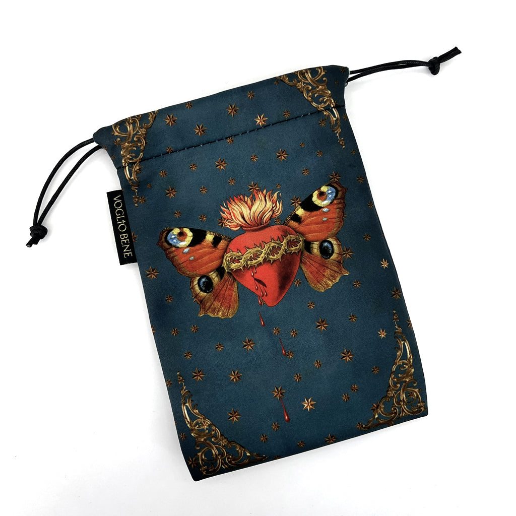 Pochette oracles avec coeur sacré ex-voto Voglio Bene