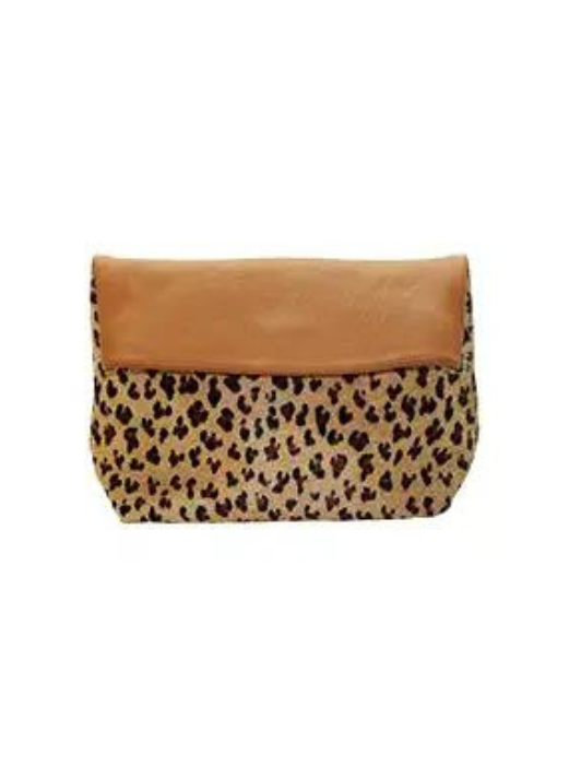 PORTE-MONNAIE LEOPARD ET CAMEL