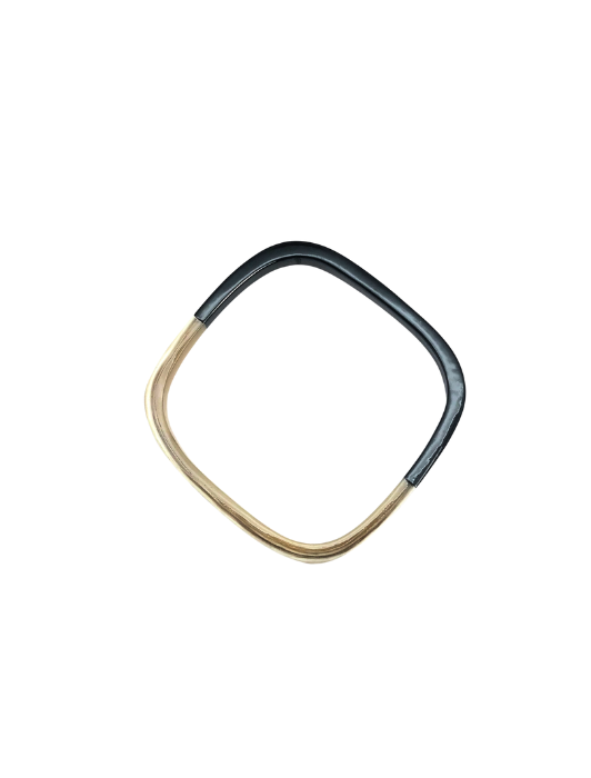 Bracelet jonc corne et noir